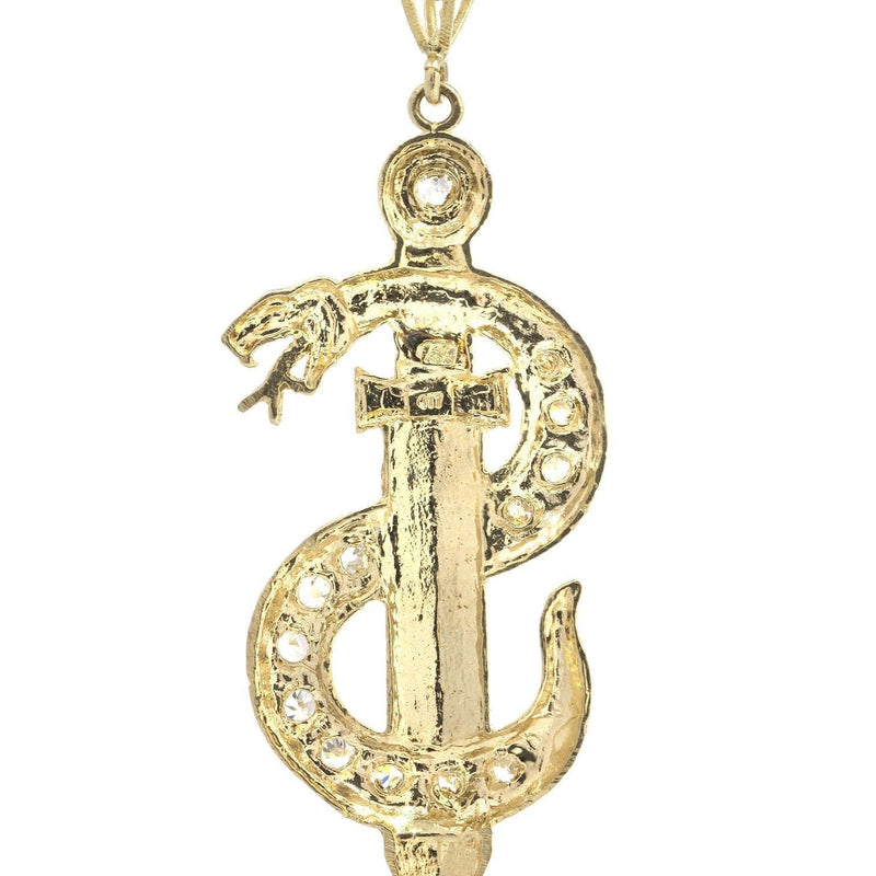 Snake  10K Gold Pendant | 14.5 Grams