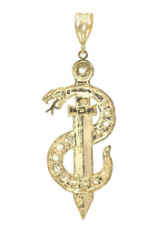 Snake  10K Gold Pendant | 14.5 Grams