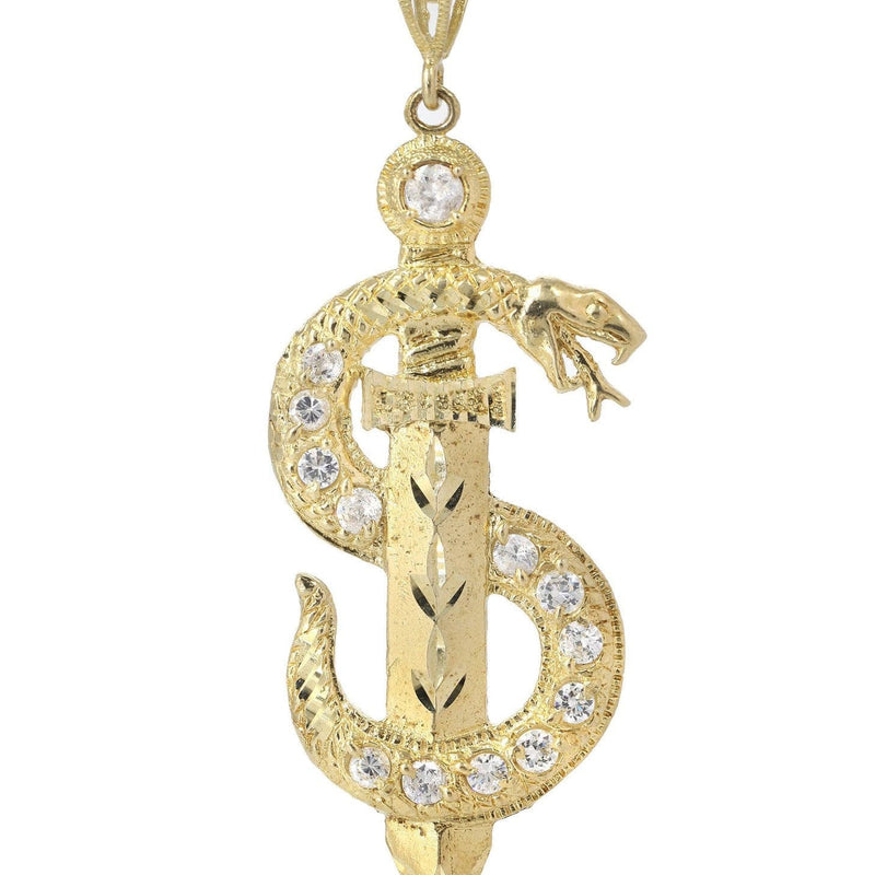 Snake  10K Gold Pendant | 14.5 Grams