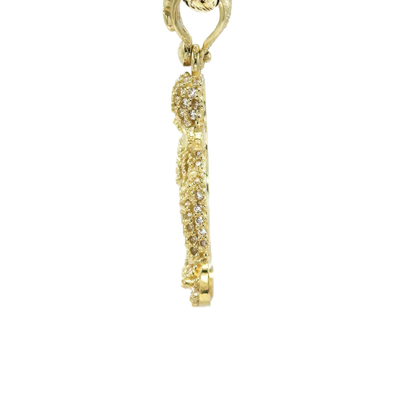 10K Yellow Gold Snowboarder Necklace | Appx. 15.9 Grams