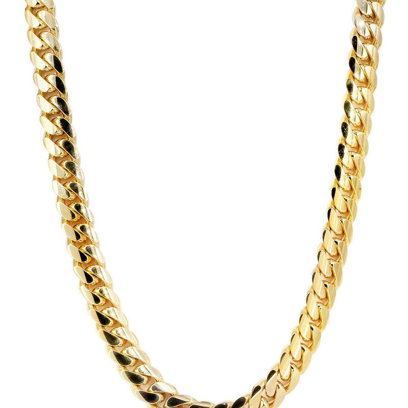 Heavy Solid Gold Miami Cuban Link Chain Customizable (10MM-20MM)