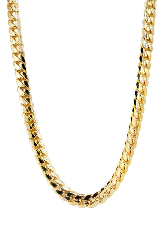 Heavy Solid Gold Miami Cuban Link Chain Customizable (10MM-20MM)