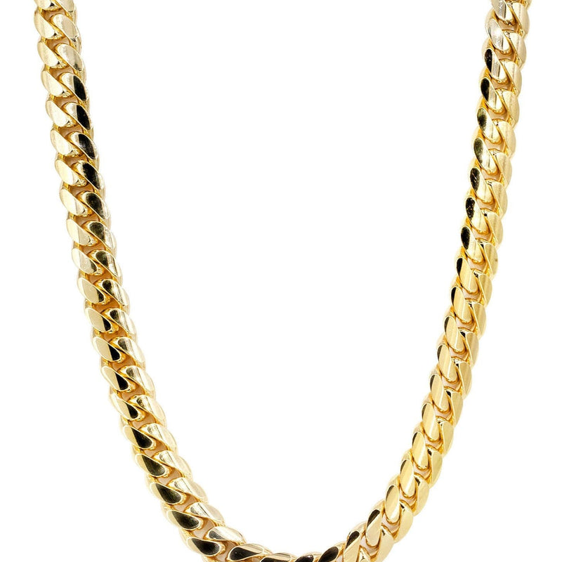 Heavy Solid Gold Miami Cuban Link Chain Customizable (10MM-20MM)