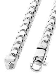 14K White Gold Chain - Solid Franco Chain