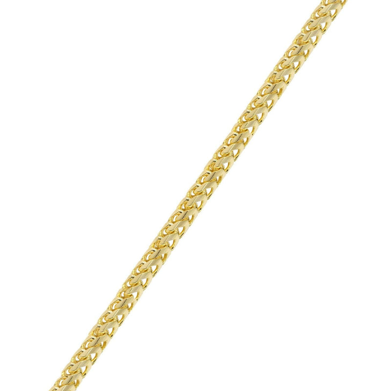 14K Gold Bracelet Solid Franco