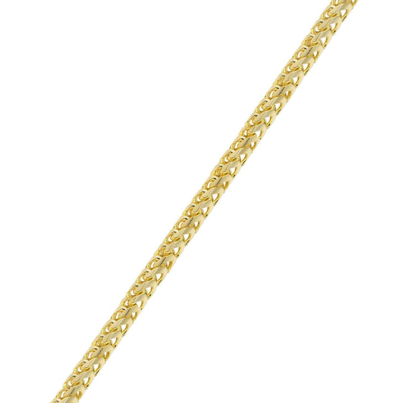 Solid Womens Franco Bracelet 10K/14K Yellow Gold