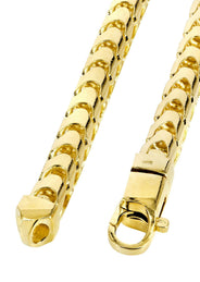 Mens Solid Franco Chain 14K Gold