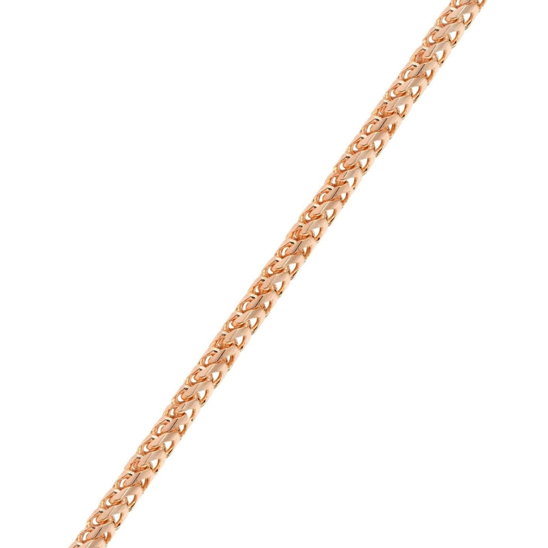 14K Rose Gold Bracelet Solid Franco For Women