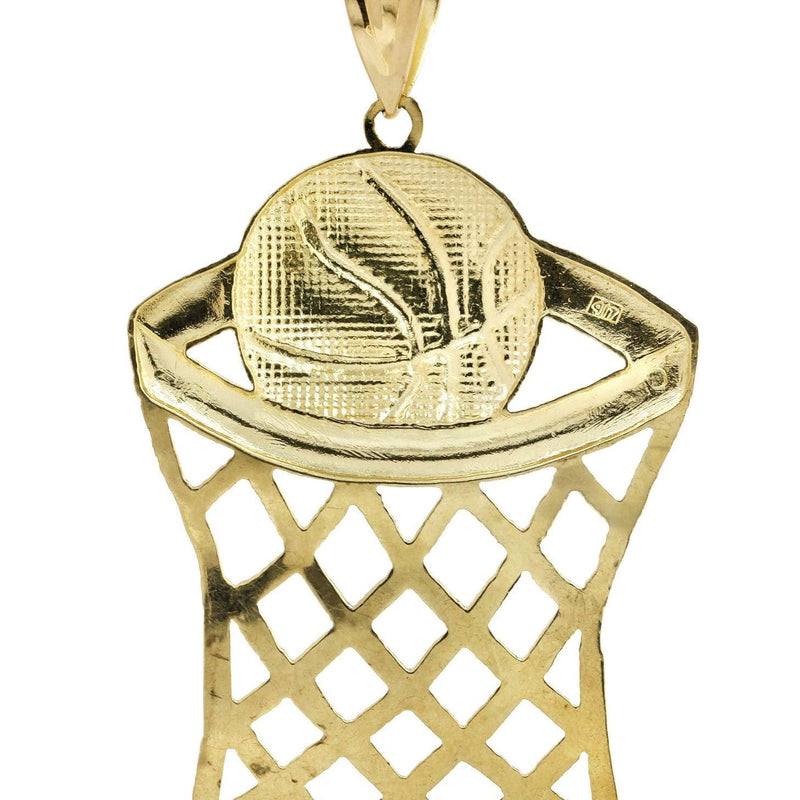 Basketball  10K Gold Pendant | 11.2 Grams