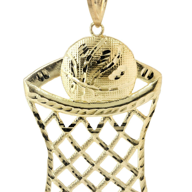 Basketball  10K Gold Pendant | 11.2 Grams