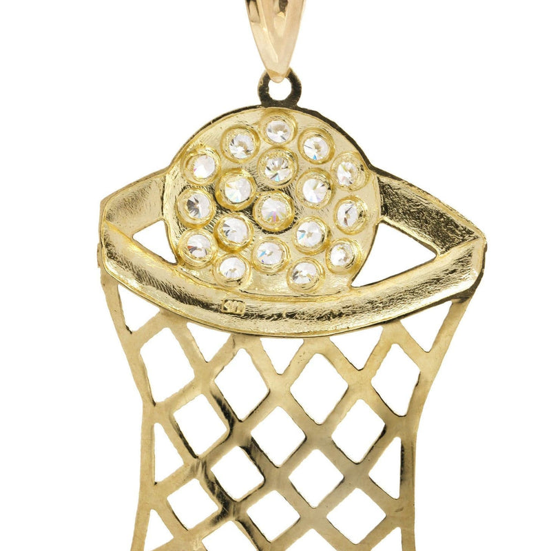 Basketball  10K Gold Pendant | 11.9 Grams