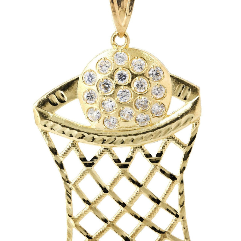 Basketball  10K Gold Pendant | 11.9 Grams