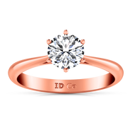Solitaire Diamond Engagement Ring Alexa  14K Rose Gold