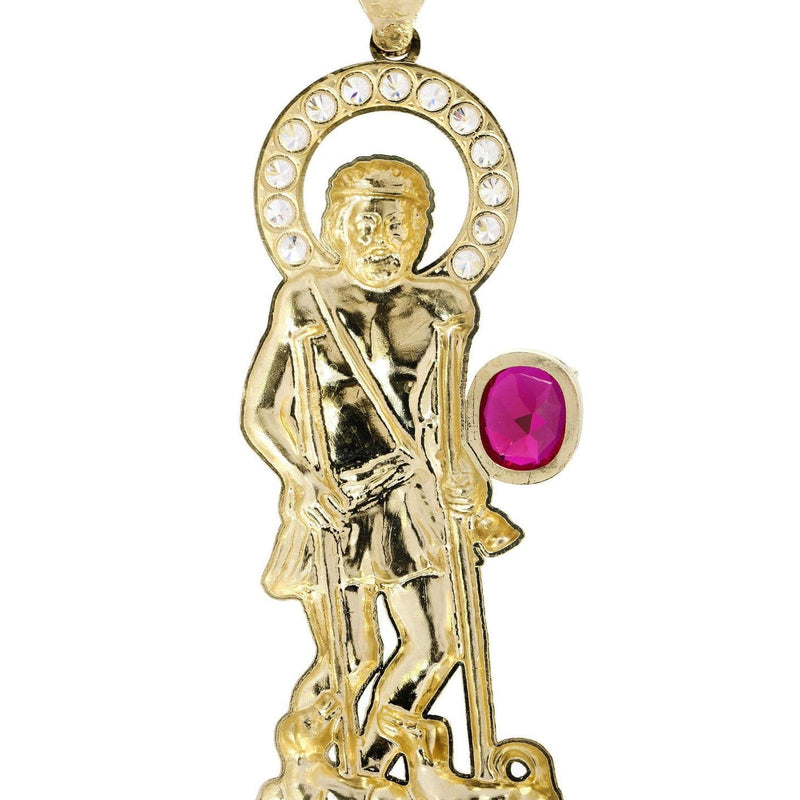 St. Lazaro  10K Gold Pendant  |  24.2 Grams