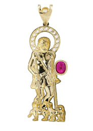 St. Lazaro  10K Gold Pendant  |  24.2 Grams