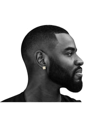 10K Princess  Gold Earrings For Men | Appx 1/2 Inches Wide