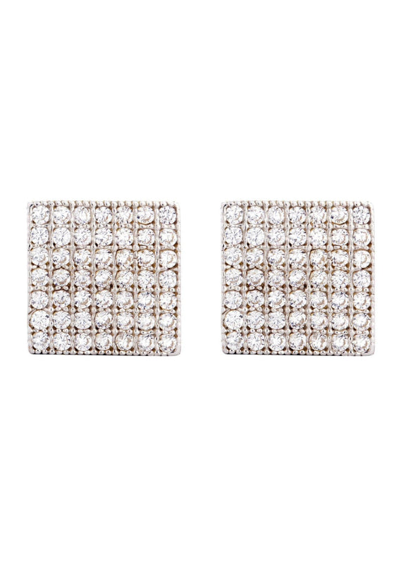 Cz 10K Yellow Gold Studs | Appx. Diameter 0.3 Inches