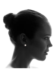 Cz 10K Yellow Gold Studs | Appx. Diameter 0.3 Inches
