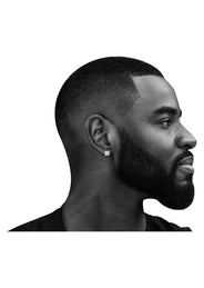 10K Square Gold Earrings For Men | Appx 3/8 Inches Wide