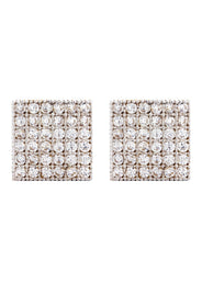 Cz 10K Yellow Gold Studs | Appx. Diameter 0.1 Inches