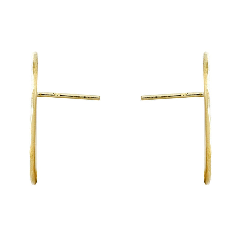 Last Supper 10K Yellow Gold Studs | Appx. Diameter 0.75 Inches