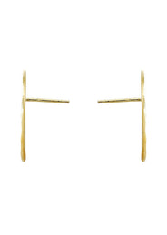 Last Supper 10K Yellow Gold Studs | Appx. Diameter 0.75 Inches