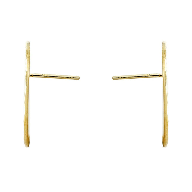 10K Last Supper Gold Earrings For Men | Appx 3/4 Inches Wide