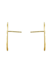 10K Last Supper Gold Earrings For Men | Appx 3/4 Inches Wide