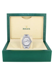 Diamond Mens  Rolex Datejust Watch 16200 | 36 MM | Diamond Rolex Textured Dial | Oyster Band