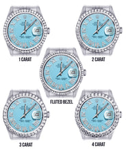 Mens Rolex Datejust Watch 16200 | 36Mm | Tiffany Blue Roman Numeral Dial | Jubilee Band