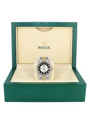 Gold Rolex Datejust Watch 16233 Two Tone for Men | 36Mm | Tuxedo Dial | Jubilee Band