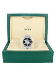 Diamond Mens Rolex Datejust Watch 16200  | 36MM | Tuxedo Diamond Dial | Oyster Band