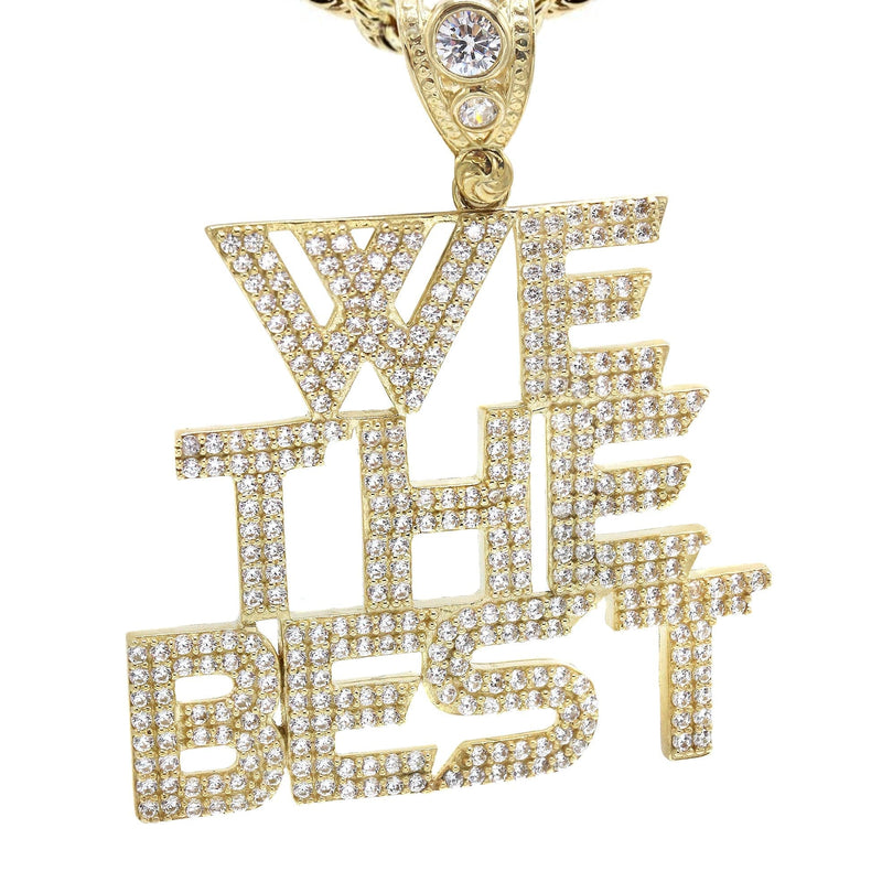 10K Yellow Gold "We The Best" Necklace | Appx. 18.6 Grams