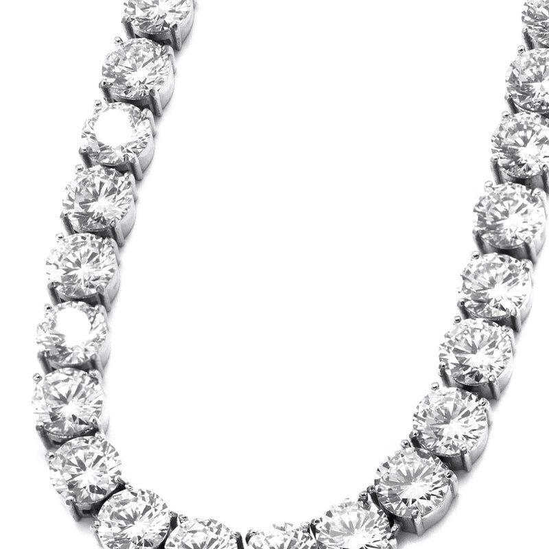 Women Jewelry - Diamond Necklace For Women | Lab Grown Tennis Chain White Gold