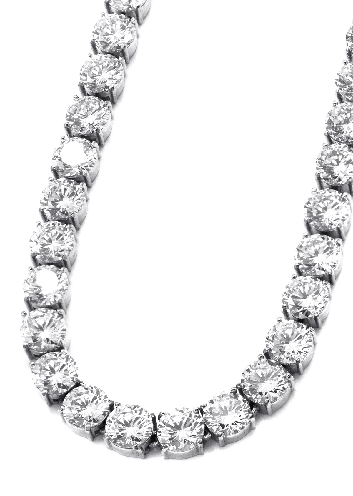 Women Jewelry - Diamond Necklace For Women | Lab Grown Tennis Chain White Gold