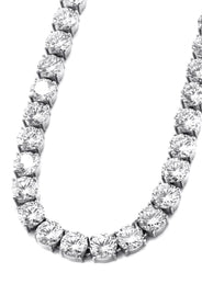 Women Jewelry - Diamond Necklace For Women | Lab Grown Tennis Chain White Gold