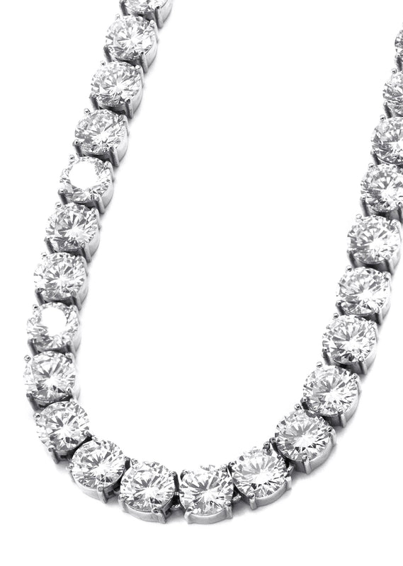 Women Jewelry - Diamond Necklace For Women | Lab Grown Tennis Chain White Gold