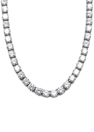 Women Jewelry - Diamond Necklace For Women | Lab Grown Tennis Chain White Gold