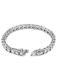 Womens Lab Grown Diamond Tennis Bracelet - 14K White Gold