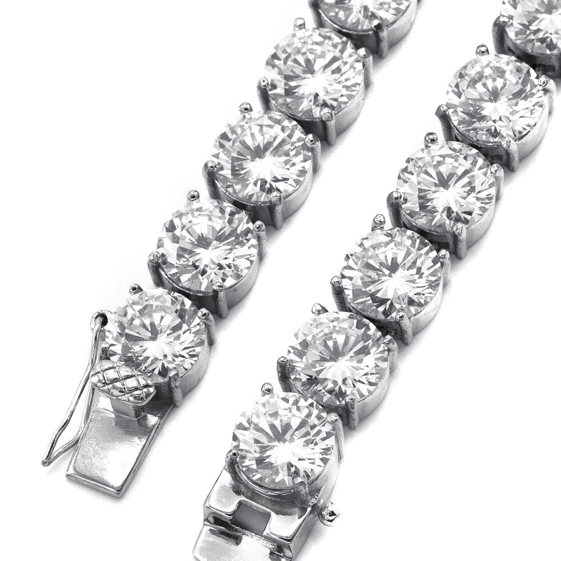 Women Jewelry - Diamond Necklace For Women | Lab Grown Tennis Chain White Gold