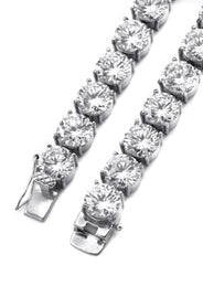 Women Jewelry - Diamond Necklace For Women | Lab Grown Tennis Chain White Gold
