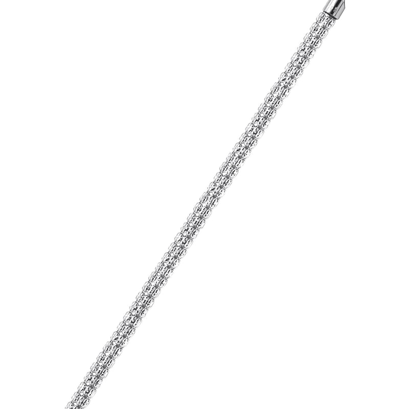 14K White Gold Ice  Bracelet