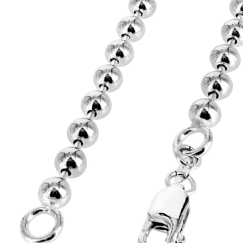 Gold Chain - Mens Dog Tag Chain 10K/14K White Gold