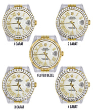 Womens Rolex Datejust Watch 16233 | 36Mm | White Roman Dial | Jubilee Band