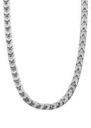 Silver Chain -  Silver Iced Out Franco Chain