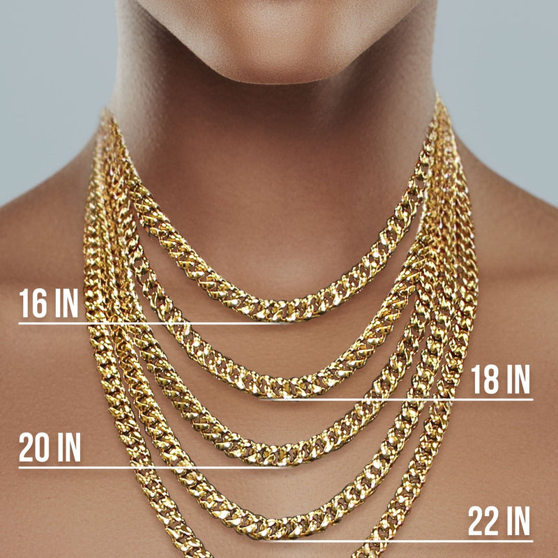 Iced Out Women Diamond Miami Cuban Link Chain Customizable (10MM-20MM)