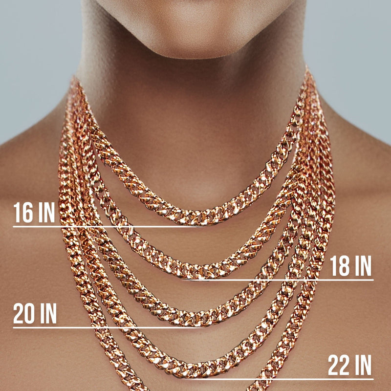 Gold Chain - Womens Semi Solid  Franco Chain 10K White Gold