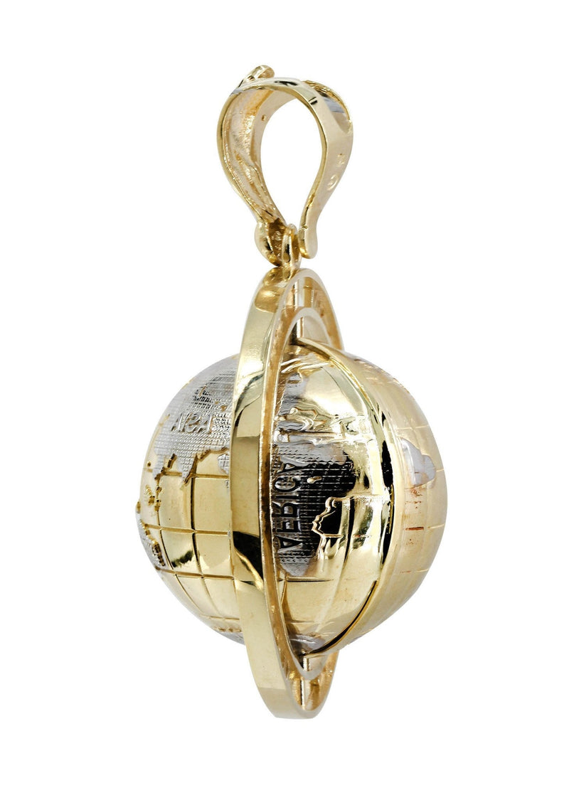 World Is Mine Pendant 10K Gold | 24 Grams