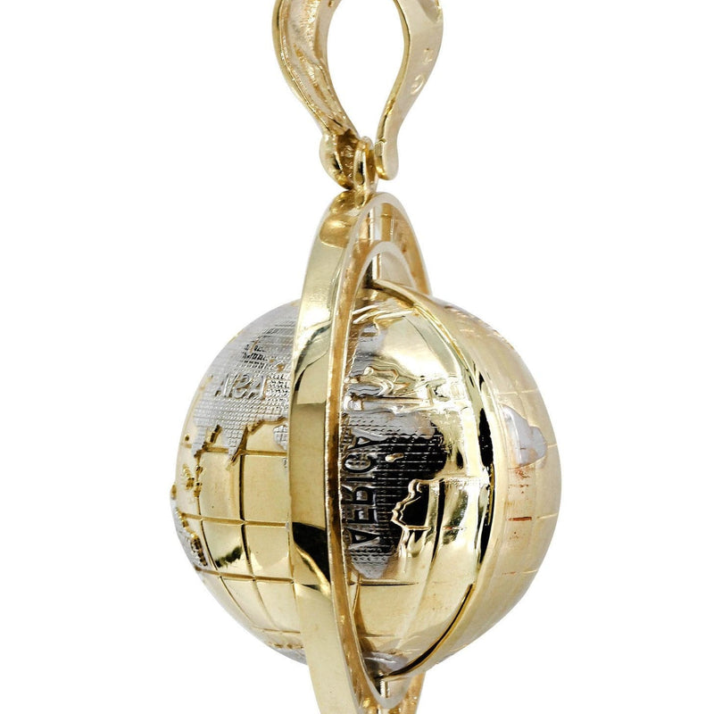 Large World Is Mine Pendant 10K Gold | 35 Grams