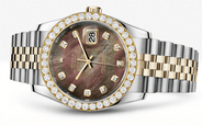 Rolex Datejust Mother Of Pearl Dial - Diamond Hour Markers With 4 Carats Of Diamonds